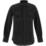 Sorte PT Torino Denim skjorter i Denim Størrelse XL til Herrer på udsalg 