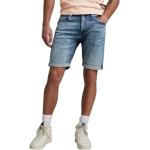 Blå G-Star Denim shorts i Denim Størrelse XL til Herrer på udsalg 
