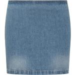 Blå Korte VERSACE Denim nederdele Størrelse XL til Damer på udsalg 