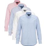 Hvide Slim fit skjorter i Bomuld Button down Størrelse XL til Herrer på udsalg 