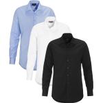 Hvide Slim fit skjorter i Poplin Størrelse XL til Herrer på udsalg 