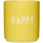 Design Letters Kop - Favorite Cup - Happy - Yellow