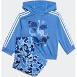 Blå Sporty adidas T-shirts til børn i Bomuld Størrelse 68 med Camouflage på udsalg 