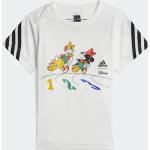 Hvide Sporty Disney Mickey Mouse adidas Disney T-shirts til børn i Jersey Størrelse 80 