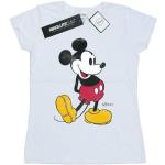 Hvide Klassiske Disney Mickey Mouse T-shirts Størrelse XL til Damer 