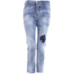 Blå Casual DSQUARED2 Skinny jeans i Bomuld Størrelse XL til Damer på udsalg 