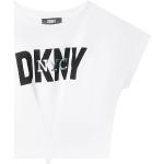 Hvide DKNY | Donna Karan T-shirts i Bomuld Størrelse 164 til Piger fra Kids-world.dk på udsalg 