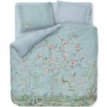 Dobbeltdyne sengetøj 200x200 cm - Okinawa blue - Blomstret sengetøj - 2 i 1 design - 100% bomuld - Pip Studio