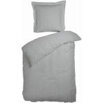 Dobbeltdyne sengetøj 200x220 cm - Opal gråt sengetøj - sengesæt i 100% Bomuldssatin - Night & Day