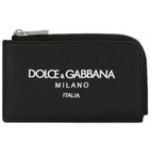 Sorte Dolce & Gabbana Læderpunge i Kalvelæder til Herrer 