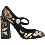 Dolce & Gabbana Højhælede sko i Kalvelæder blokhæle Størrelse 35.5 til Damer 