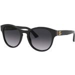 Dolce & Gabbana Runde solbriller i Acetat Størrelse XL til Damer på udsalg 
