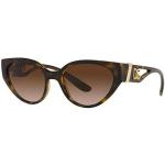 Mørkebrune Dolce & Gabbana Damesolbriller Størrelse XL med Tortoise 