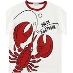Dolce & Gabbana T-shirt - Summer Smile - Hvid m. Hummer