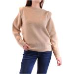 Beige DONDUP Sweaters i Alpaca Størrelse XL til Damer på udsalg 