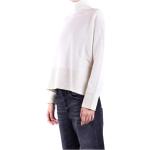 Hvide DONDUP Sweaters i Uld Størrelse XL til Damer på udsalg 