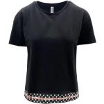 Sorte MOSCHINO T-shirts med tryk i Bomuld Størrelse XL til Damer på udsalg 