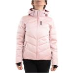 Pinke Vandtætte  Colmar Økologiske Softshell jakker i Softshell Størrelse XL med hætte til Damer på udsalg 