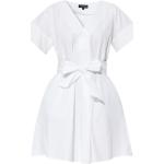 Hvide Armani Emporio Armani Aftenkjoler med V-udskæring med korte ærmer Størrelse XL til Damer på udsalg 
