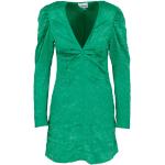 Lysegrønne Ganni Festkjoler i Satin Størrelse XL til Damer 