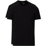 Sorte DSQUARED2 T-shirts med rund hals i Bomuld med rund udskæring Størrelse XXL til Herrer 
