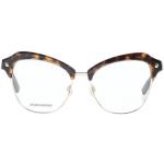 Mørkebrune DSQUARED2 Damesolbriller Størrelse XL på udsalg 