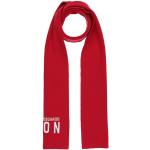 Røde DSQUARED2 Halstørklæder i Uld Størrelse XL til Herrer 