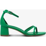 Grønne Duffy Sommer Sandaler med hæl i Kunstlæder blokhæle Hælhøjde 5 - 7 cm Størrelse 37 til Damer på udsalg 