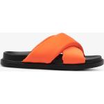 Orange Duffy Sommer Sandaler med hæl med bred sål Størrelse 37 til Damer på udsalg 