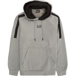 Grå Sporty EA7 Sweatshirts Størrelse XL til Herrer 