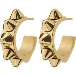 Edblad - Øreringe Peak Creole Earrings Small Gold - Guld - ONE SIZE