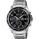 Edifice Men's Quartz Watch with Black Dial Analogue Display and Silver Stainless Steel Bracelet EFR-526D-1AVUEF