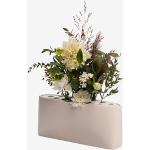 Hvide 16 cm Moderne Markslöjd Potteskjulere & Blomsterkrukker i Keramik Mat 16 cm Ømed Blomstermønster 