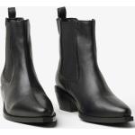 Sorte Ellos Læderstøvler i Læder Hælhøjde 3 - 5 cm Størrelse 37 til Damer på udsalg 