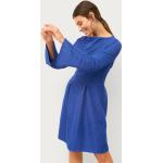 Blå Ellos Aftenkjoler med rund udskæring Med lange ærmer Størrelse XL til Damer på udsalg 