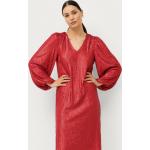 Røde Ellos Festkjoler med Palietter med V-udskæring Størrelse XL til Damer på udsalg 
