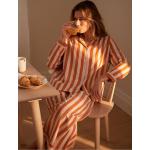 Orange Ellos Økologiske Pyjamas i Jersey Størrelse XL til Damer 