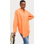 Orange Ellos Langærmede skjorter i Bomuld Størrelse XL til Damer på udsalg 