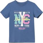 Blå Ellos T-shirts med print til børn i Bomuld Størrelse 116 