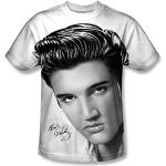 Elvis Presley - Youth Stare 2 T-Shirt, Large, White