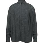 Klassiske Armani Emporio Armani Langærmede skjorter i Viskose Med lange ærmer Størrelse XL med Sildeben til Herrer 