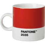Røde Pantone Espressokopper 