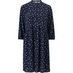 Blå Esprit Aftenkjoler med rund udskæring Med 3/4 ærmer Størrelse XL til Damer på udsalg 