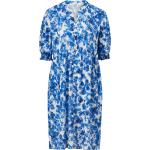 Blå Korte Esprit Aftenkjoler med Smock med V-udskæring Størrelse XL til Damer på udsalg 