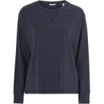 Blå Esprit Langærmede t-shirts i Jersey med rund udskæring Med lange ærmer Størrelse XL til Damer 