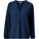 Blå Esprit Toppe i Jersey med V-udskæring Med lange ærmer Størrelse XL til Damer på udsalg 