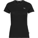 Sorte Puma Essentials Kortærmede t-shirts med korte ærmer Størrelse XL 