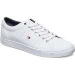 Hvide Tommy Hilfiger Essentials Low-top sneakers i Læder 