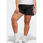 Hvide Sporty adidas Essentials Bæredygtige Plus size shorts i Bomuld Plus size til Damer på udsalg 