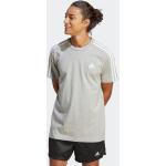 Hvide Sporty adidas Essentials Bæredygtige T-shirts med rund hals i Jersey med rund udskæring Størrelse 3 XL til Herrer 